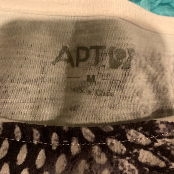 Apt 9 striped short sleeve top - Picture 3 of 5